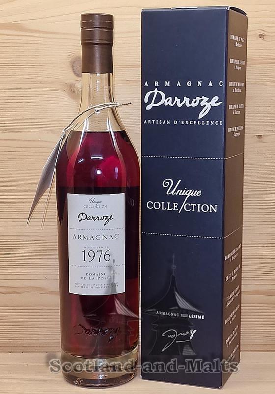 Domaine de la Poste 1976/2024 Armagnac Darroze 48 Jahre mit 48,0% - Armagnac aus Frankreich