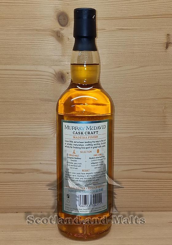 Inchgower Madeira Cask Finish mit 44,5% Single Malt Scotch Whisky - Cask Craft Serie von Murray McDavid
