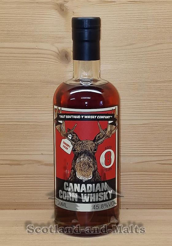 Canadian Corn Whisky 8 Jahre Sherry Cask mit 45,8% von That Boutique-y Whisky Company von Atom Supplies Limited - Mais Whisky aus Kanada / Sample ab
