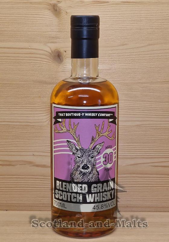 Blended Grain Whisky 30 Jahre mit 45,8% von That Boutique-y Whisky Company von Atom Supplies Limited - Blended Grain Whisky aus Schottland / Sample ab