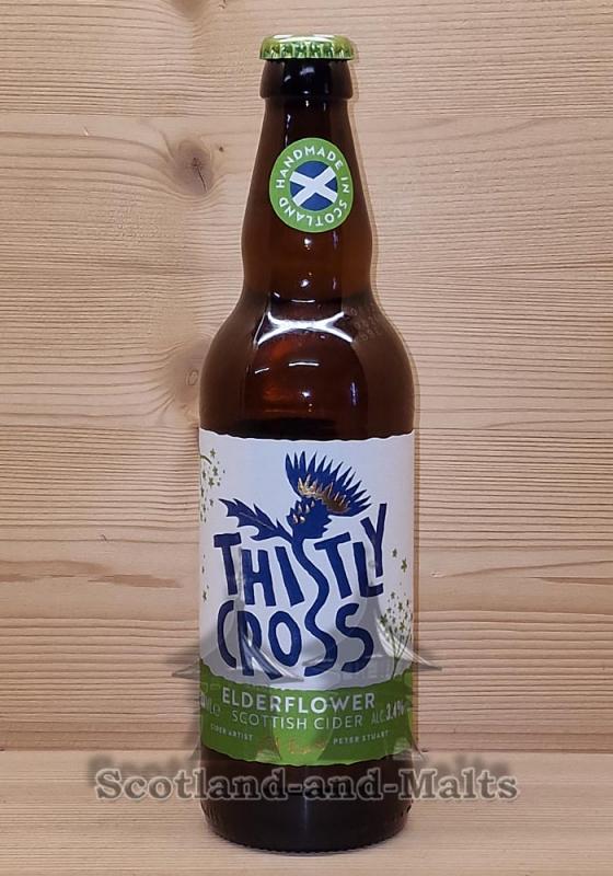 Real Elderflower - schottischer Cider mit Holunder und 4,0% von Thistly Cross Cider