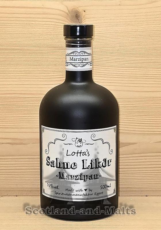 Lottas Sahne Marzipan Likör mit 16,0%