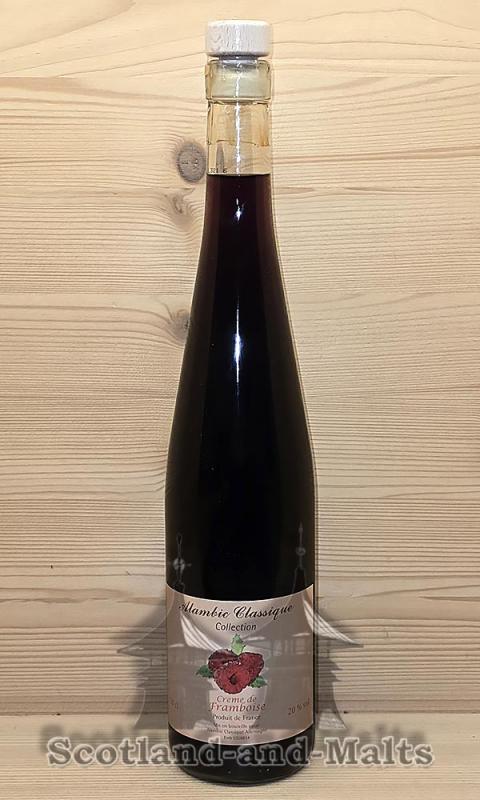 Creme de Framboise - Himbeerlikör mit 18,0% ein Fruchtlikör aus Frankreich - The Alambic Classique Collection