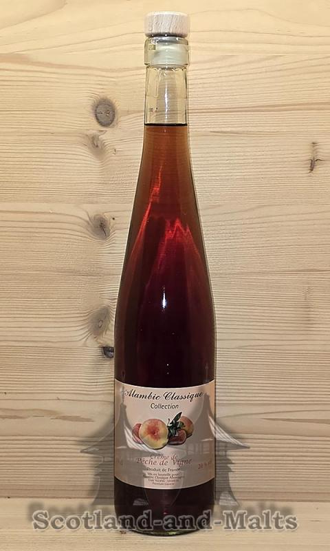Creme de Peche - Weinbergpfirsichlikör mit 20,0% ein Fruchtlikör aus Frankreich - The Alambic Classique Collection