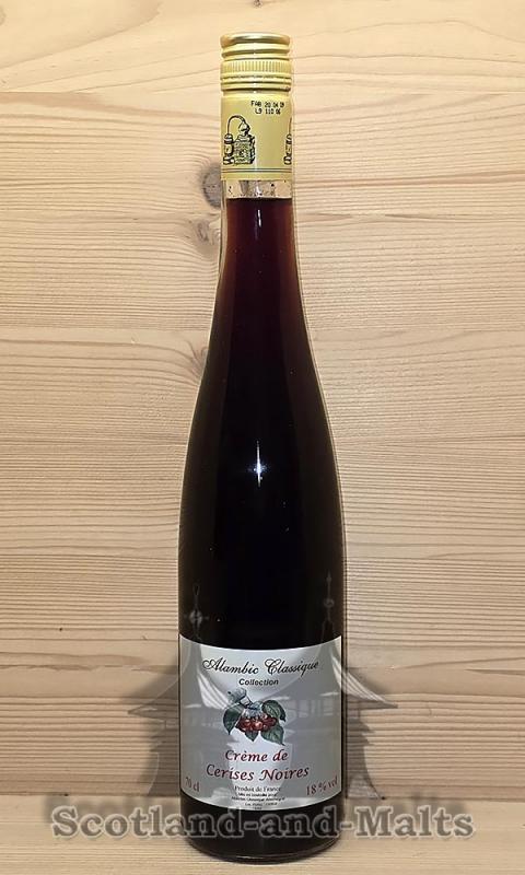 Creme de Cerises Noires - Kirschlikör mit 18,0% ein Fruchtlikör aus Frankreich - The Alambic Classique Collection