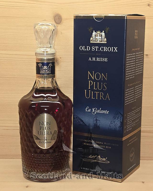 A.H. Riise Non Plus Ultra La Galante Old St. Croix mit 43,4% - Superior Spirit Drink made from Premium matured Rum