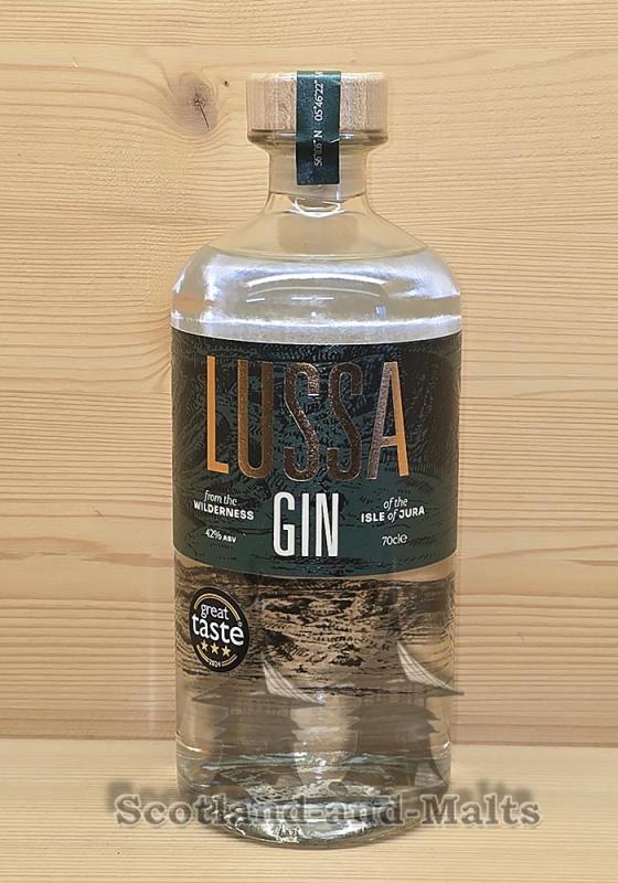 Lussa Gin - Scottish Gin from Isle of Jura mit 42,0% - Gin aus Schottland - Designe ab 2025