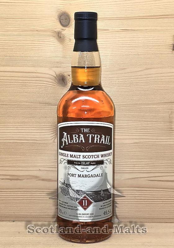 Port Margadale 2013 - 11 Jahre Bourbon Cask + Ruby Port Finish mit 49,5% Single Malt scotch Whisky von ALBA Trail