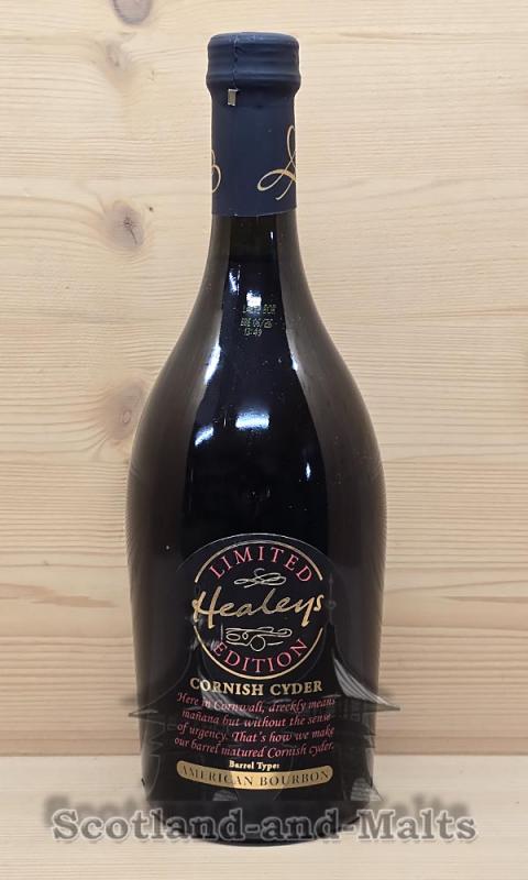 Healeys Limited Edition Reserve Bourbon Whiskey Cask matured - (Apfelwein) mit 8,4% von Healeys Cornish Cyder Farm aus Cornwall