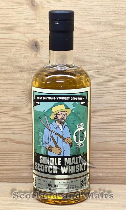Blair Athol 15 Jahre First Fill Bourbon Barrel mit 45,8% von That Boutique-y Whisky Company von Atom Supplies Limited - Single Malt Whisky aus Schottland