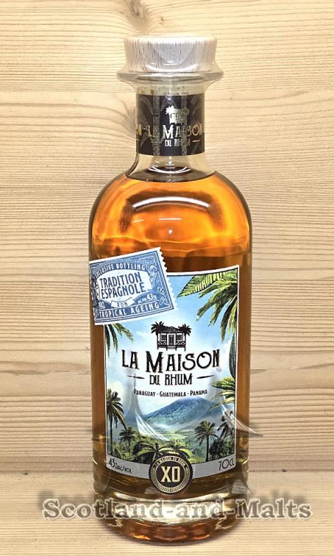 La Maison du Rhum XO-Range Spanish Style Rum mit 43,0% - Rum aus Paraguay, Guatemala, Panama