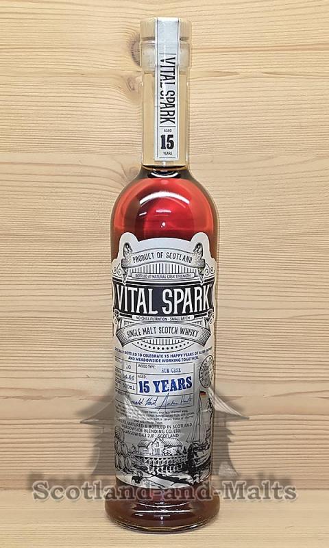 Vital Spark Batch 10 - 15 Jahre Heavily Peated Rum Cask mit 54,6% von The Maltman - Islay single Malt scotch Whisky