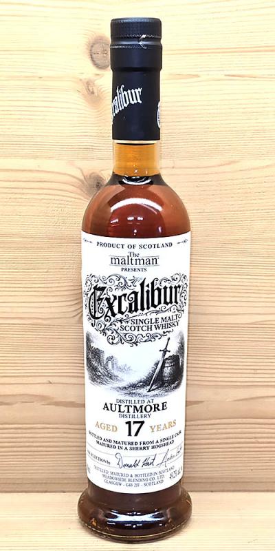 Aultmore 2009 – 17 Jahre Sherry Cask mit 49,2% Excalibur Serie von The Maltman - single Malt scotch Whisky