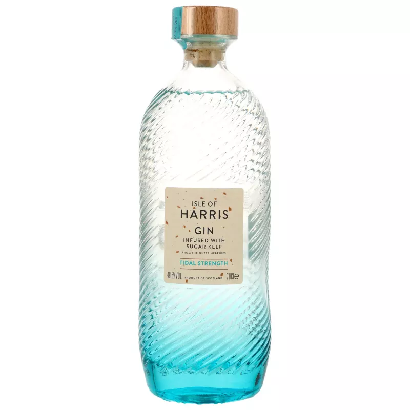 Isle of Harris Tidal Strength Gin - Scottish Gin infused with Sugar Kelp mit 49,5% - schottischen Ultra Premium Gin mit Zucker Tang