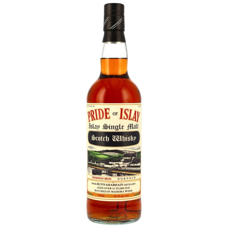 Bunnahabhain 12 Jahre Pride of Islay - Madeira Casks mit 46,1% single Malt scotch Whisky von Thompson Bros.