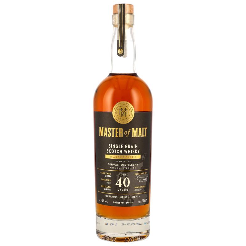 Girvan 1985 - 40 Jahre Sherry Butt mit 49,0% - Master of Malt Single Cask Bottlings