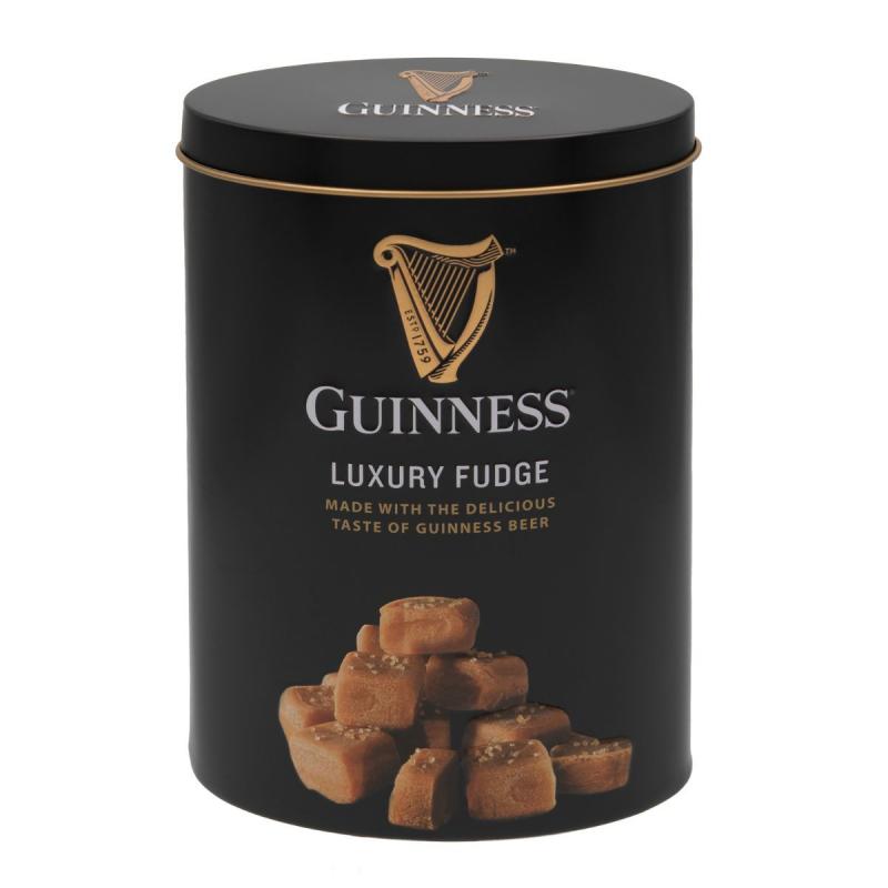 Guinness Luxury Fudge in der 250g Blechdose - Karamel mit Guinness von Gardiners of Scotland