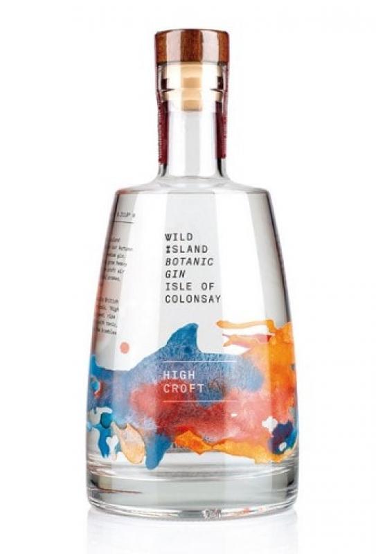 Wild Island Botanic Gin High Croft - Isle of Colonsay - Small Batch Scottish Gin mit 43,4% - Gin aus Schottland