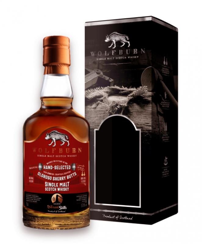 WOLFBURN VIBRANT STILLS LIMITED EDITION 2025 exklusiv für Deutschland 2 Oloroso Sherry Butts mit 57,8% - single Malt scotch Whisky aus der Wolfburn Distillery