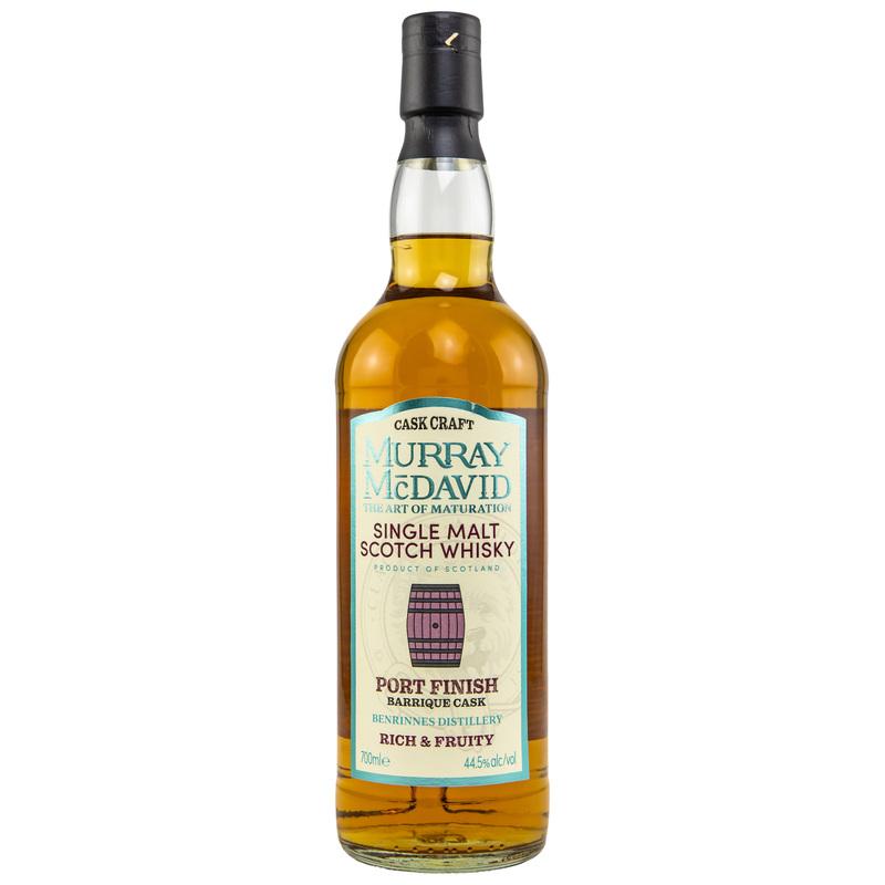 Benrinnes Port Cask Finish mit 44,5% Single Malt Scotch Whisky - Cask Craft Serie von Murray McDavid