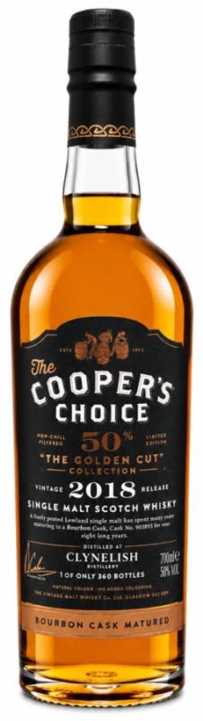 Clynelish 2018 - 8 Jahre Bourbon Cask No. 303893 mit 50,0% Single Malt Scotch Whisky von Coopers Choice The Golden Cut