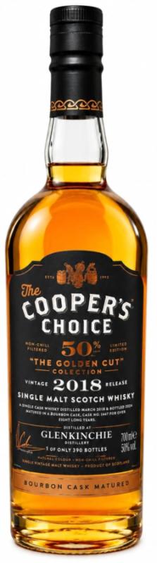 Glenkinchie 2018 - 8 Jahre Bourbon Cask No. 1471 mit 50,0% Single Malt Scotch Whisky von Coopers Choice The Golden Cut