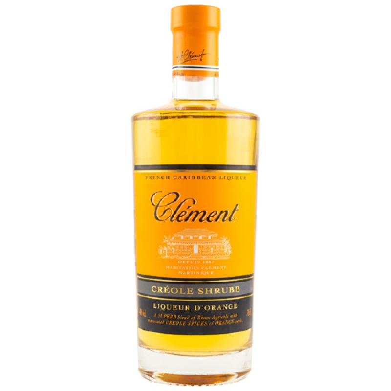 Clement Creole Shrubb - Orangenlikör mit 40,0% - Likör auf Rumbasis aus Martinique