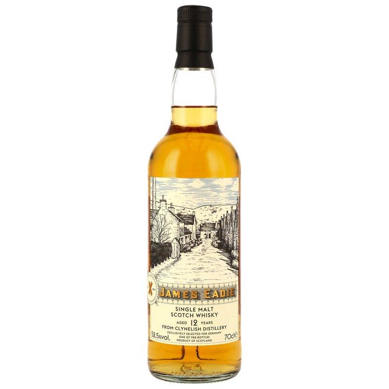 Clynelish 2013 -  12 Jahre Re-charred Hogsheads mit 52,5% - Highland Single Malt Scotch Whisky James Eadie - exclusiv Kirsch Import