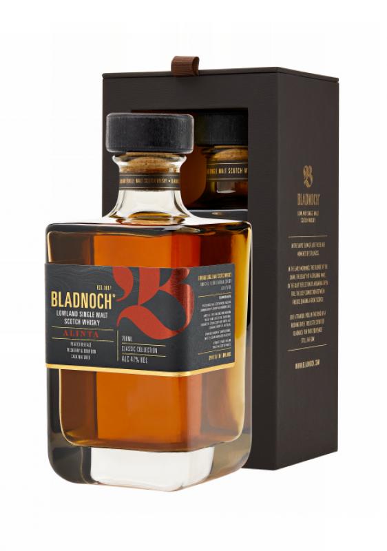 Bladnoch Alinta Peated Release PX Sherry + Bourbon Casks mit 47,0% Lowland single Malt scotch Whisky