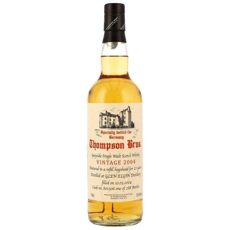 Glen Elgin 2004 - 22 Jahre Refill Hogshead No. #801306 mit 53,6% von Thompson Bros. - single Malt scotch Whisky