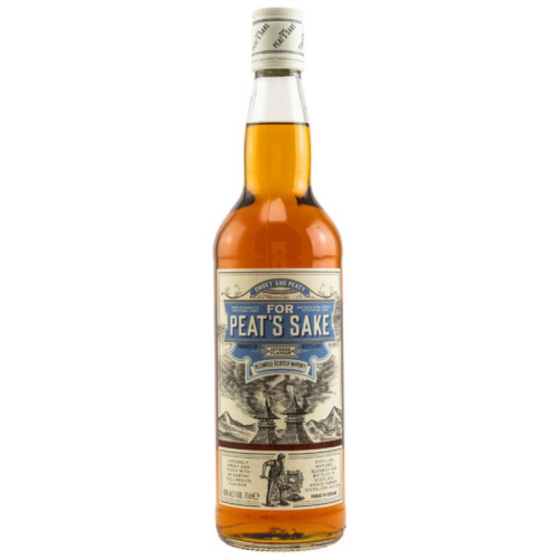 For Peat´s Sake mit 40,0%/vol. - Peated Blended Scotch Whisky
