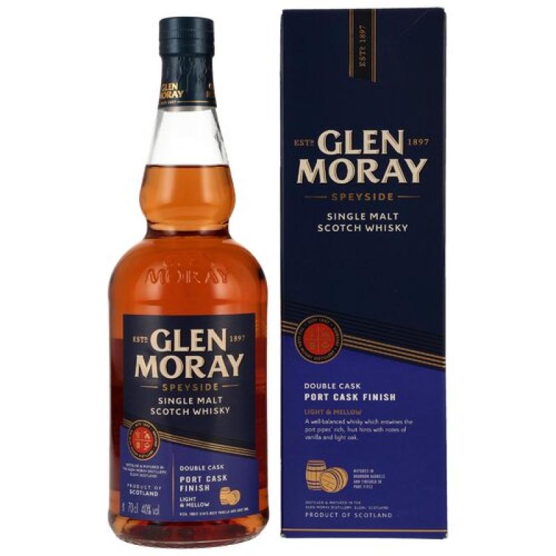 Glen Moray Port Cask Finish - Speyside single Malt scotch Whisky mit 40,0%