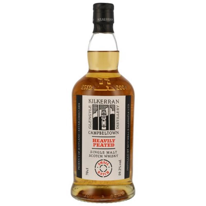 Kilkerran Heavily Peated Batch 9 mit 59,2% Cask Strength - single Malt scotch Whisky aus der Glengyle Distillery