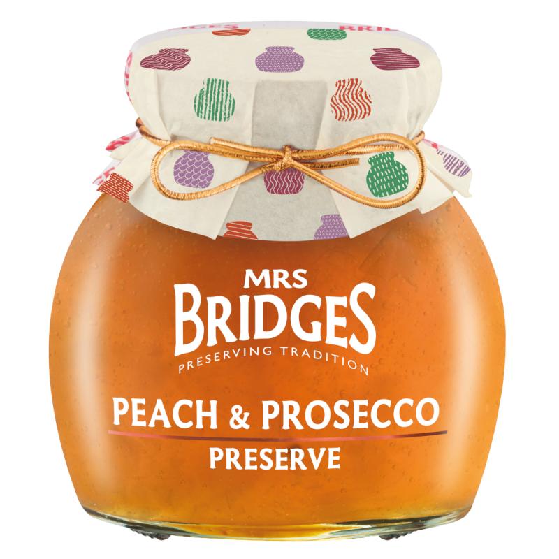 Peach and Prosecco Preserve - Pfirsichkonfitüre extra mit Proseccovon Mrs. Bridges