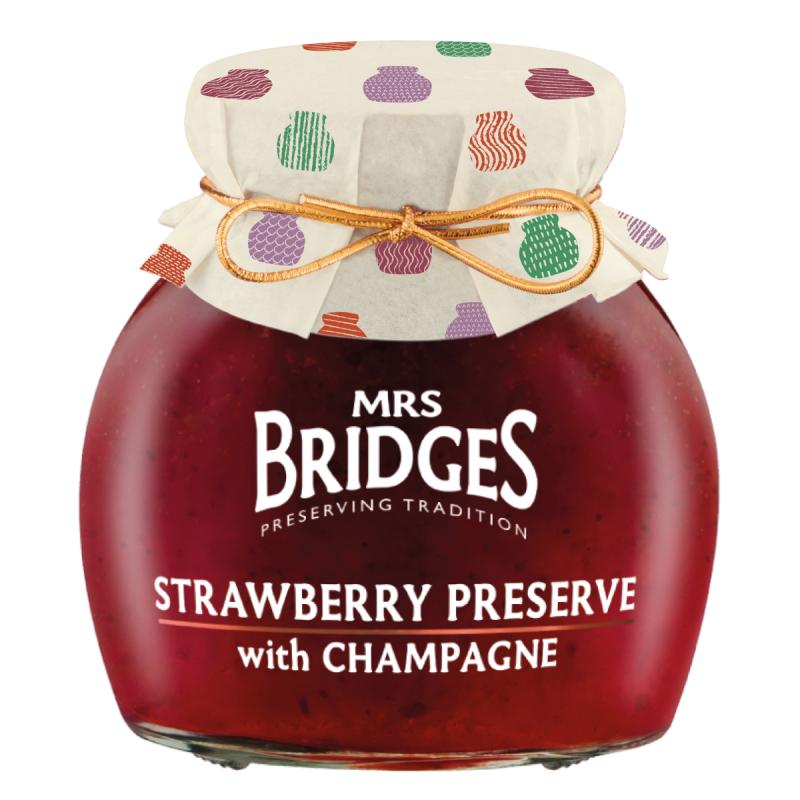 Strawberry Preserve with Champagne - Erdbeermarmelade mit Champagner von Mrs. Bridges