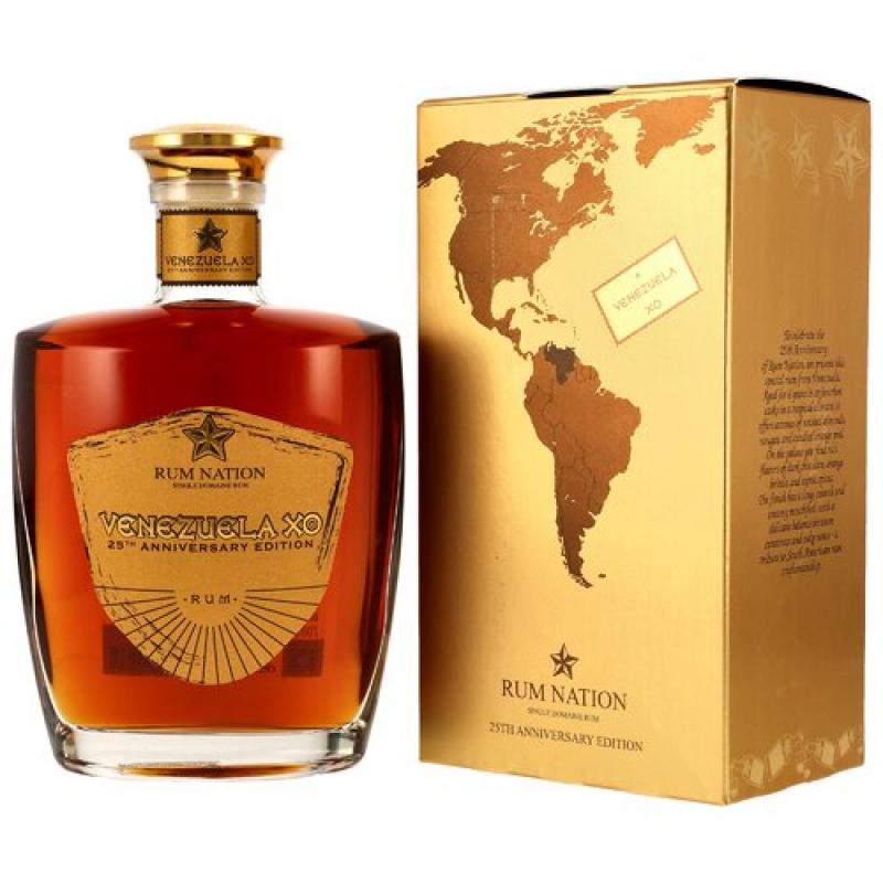Venezuela XO 25th Anniversary Decanter mit 43,0% - Rum aus Venezuela von Rum Nation