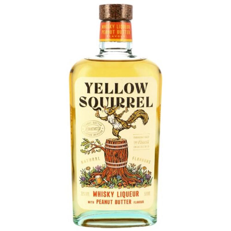 Yellow Squirrel Peanut Butter Whisky Liqueur mit 30,0% - Likör mit Whisky
